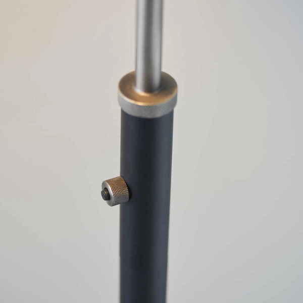 Biurowa lampa podłogowa Franklin 98753 Endon retro mosiądz czarna