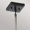 Wisząca lampa QN-KITNER-P-PN szklana bubbles nikiel
