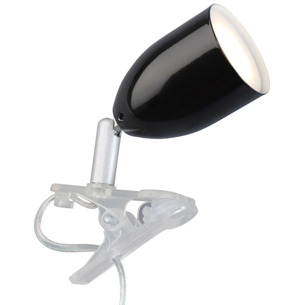 Biurkowa lampa z klipsem Leo G24801A06 regulowana czarna