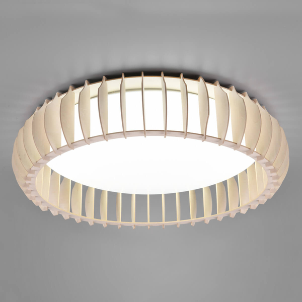 Lampa nasufitowa Monte R62171930 RL Light LED 38W 3000-6500K drewniana