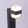 Grafitowy słupek ogrodowy Cara LED 8W 3000K zewnętrzna lampa