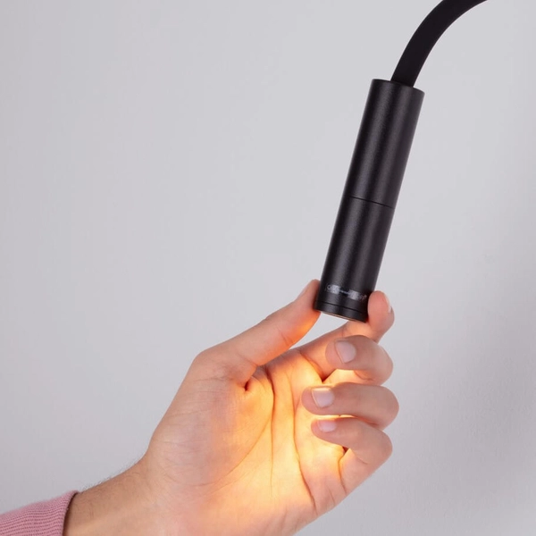 Ścienny kinkiet z regulacją VIRU LE44287 LED 6W 3000K metalowa czarna