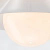 Modernistyczna sufitowa lampa Saucer QN-SAUCER-FM-AB-OPAL IP44 mosiądz