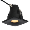 Podtynkowy downlight Romolo AZ5392 wodoodporny IP65 czarny
