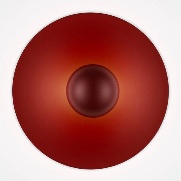 Nowoczesna lampa ścienna BAILA LE44542 LED 9W 3000K okrąg czerwony