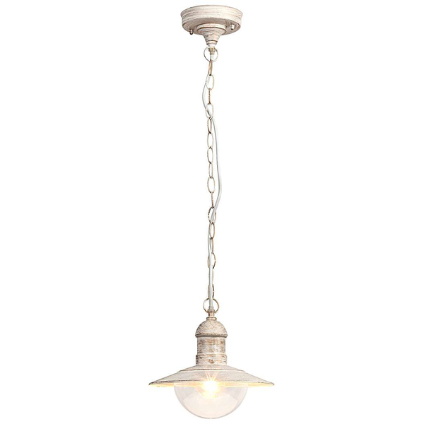 Zewnętrzna LAMPA wisząca OSLO 8740 Rabalux tarasowa OPRAWA loftowy ZWIS industrialny na łańcuchu IP44 antyczna biel