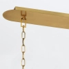 Szklana lampa wisząca Nottingham QN-NOTTINGHAM-6LP-AB złoty przezroczysty