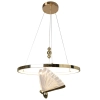 Ringowy żyrandol Marissa LP-2515/1P GD LED 66W CCT motyl złoty