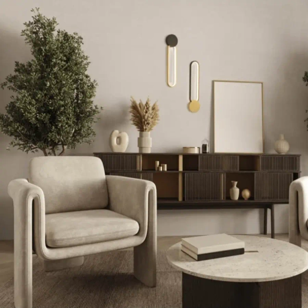 Ledowy naścienny kinkiet 23103 LED 13W 3000K owalny złoty czarny