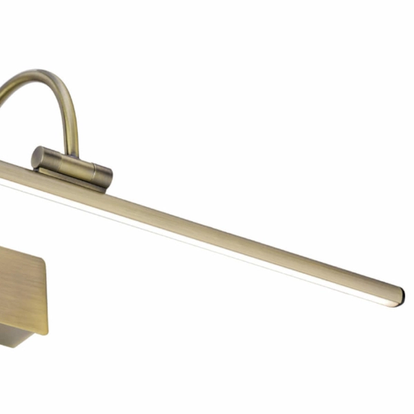 Galeryjka LAMPA ścienna GIOTTO LED 8170 Nowodvorski kinkiet OPRAWA metalowa LED 12W 3000K nad obrazy mosiądz