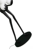 Lampa podłogowa do salonu Woman F9312 Step kule balls białe czarne