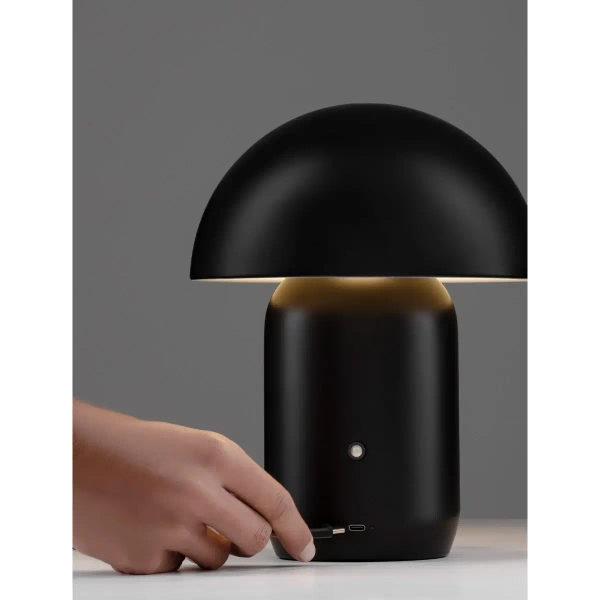 Dotykowa lampa stołowa LOMENTA LE45580 LED 2W 3000K ściemnialna czarna