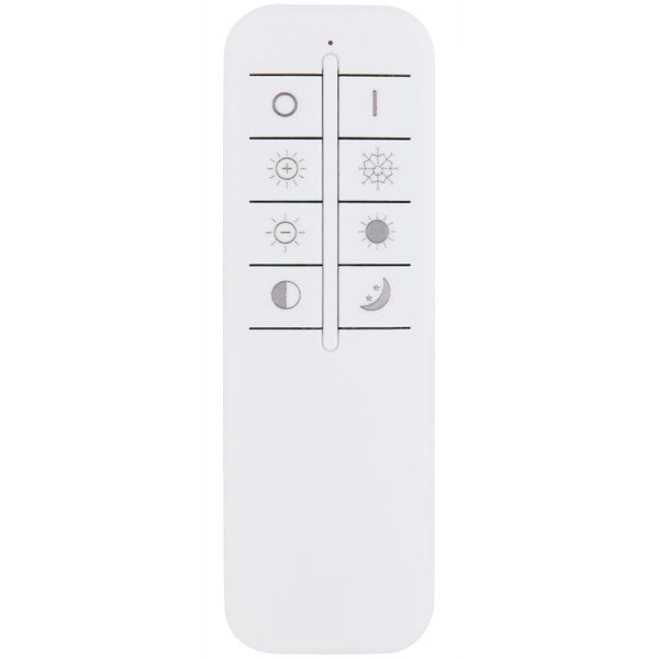 Plafon LAMPA sufitowa LEOLA 48016-60 Globo okrągła OPRAWA metalowa LED 60W 3000K - 6000K z pilotem biała