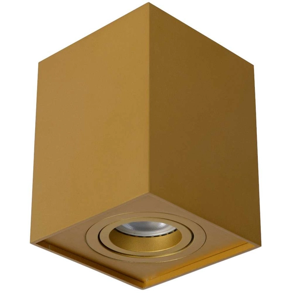 Regulowana LAMPA sufitowa TUBE 22953/01/02 Lucide metalowa OPRAWA kostka downlight mosiądz