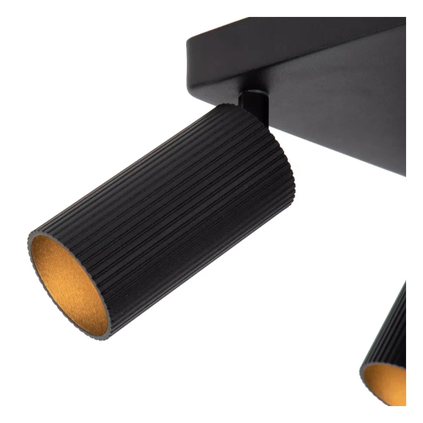 Przysufitowa lampa z tubkami CLUBS 09939/14/30 Lucide regulowana czarny