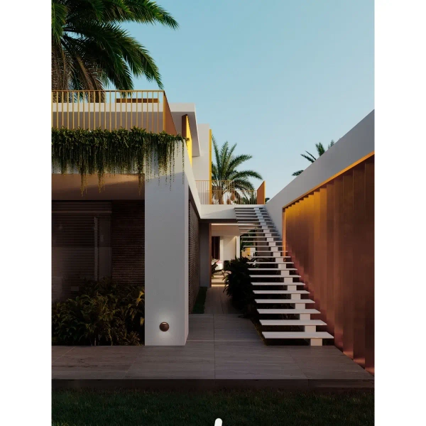 Naścienna lampa zewnętrzna DONVELA LE75307 LED 4W 3000K IP65 rdzawa