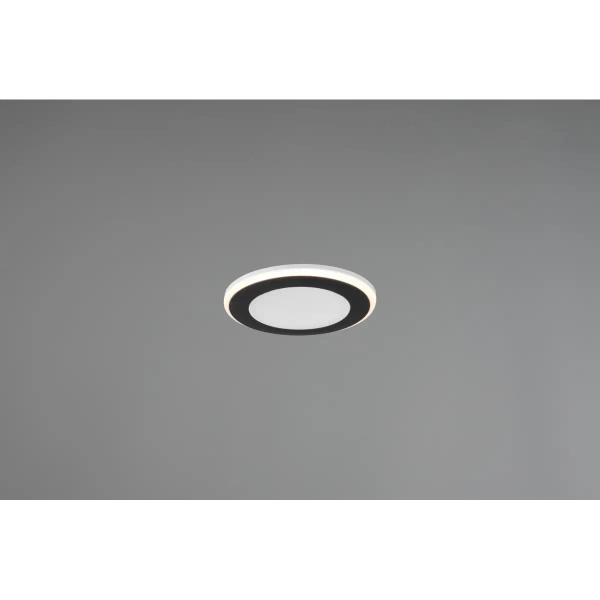 Wpustowa lampa sufitowa AURA 652310132 LED 5W 3000K okrągły czarny