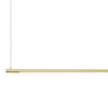 Wisząca LAMPA listwa BUGA LE41356 Luces Exclusivas minimalistyczna OPRAWA zwis LED 20W 3000K tuba złota