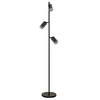 Metalowa lampa podłogowa Paris 326560 Polux tubki do salonu czarna