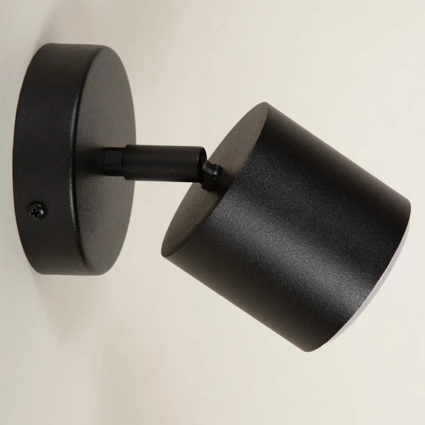 Regulowany ścienny kinkiet Mila 1 41340 tuba do przedpokoju czarny