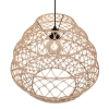 Ekologiczna lampa wisząca boho HIVE R31681036 czarny naturalny