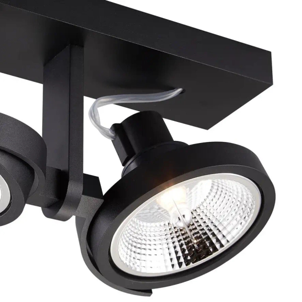 Reflektorowa Lampa sufitowa Master ACGU10-184-N regulowany downlight czarny