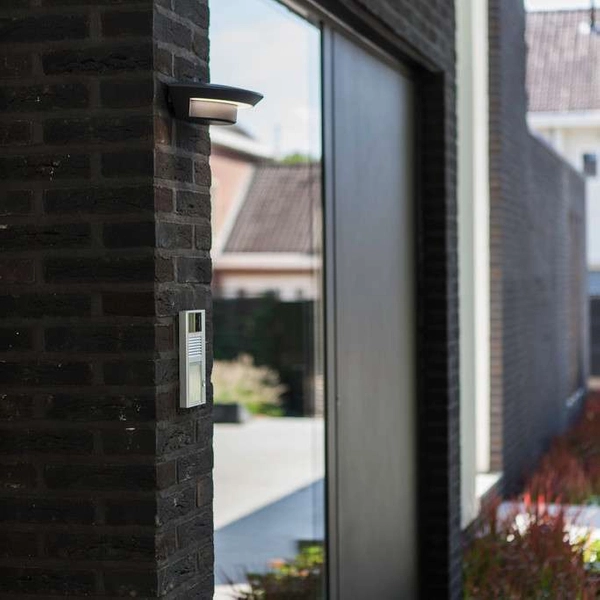 Zewnętrzna LAMPA ścienna GHOST 5188003118 Lutec metalowa OPRAWA kinkiet LED 7W 4000K ogrodowa IP54 szara