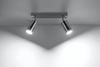 LAMPA sufitowa SL.0728 metalowa OPRAWA listwa SPOT ścienne tuby chrom
