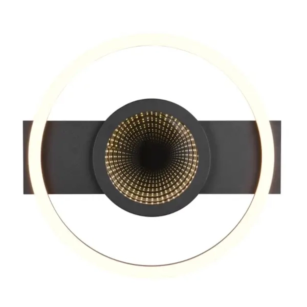 Nowoczesny plafon do salonu Wheeler R64801132 LED 16W 3000K czarny