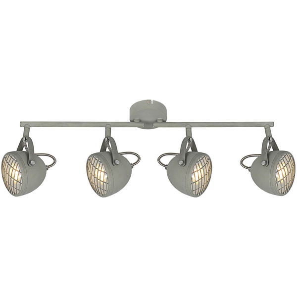 Sufitowa LAMPA plafon PENT 94-68071 Candellux regulowana OPRAWA ścienne reflektorki industrialne szare
