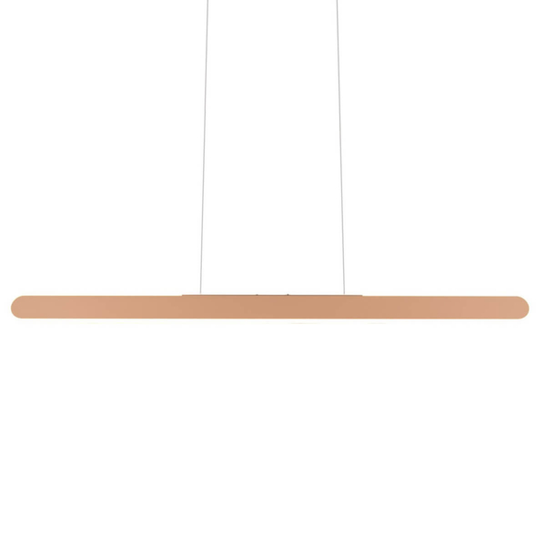Podłużna lampa zwisowa Helios 343310165 LED 28W 2700-6500K belka brązowa