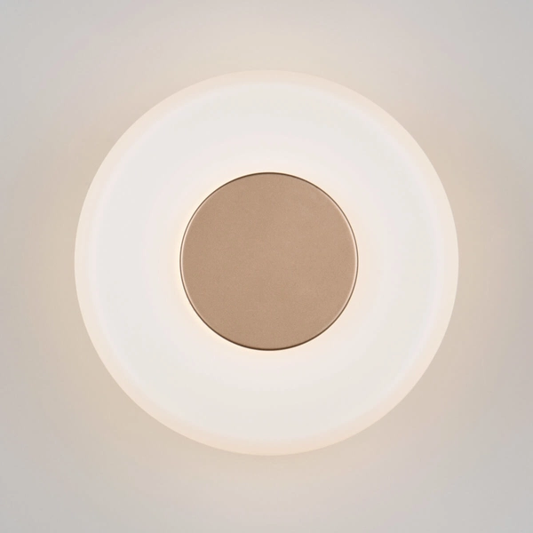 Ścienny kinkiet CELESTE 254910165 Trio LED 10W 3000K okrąg biały brązowy