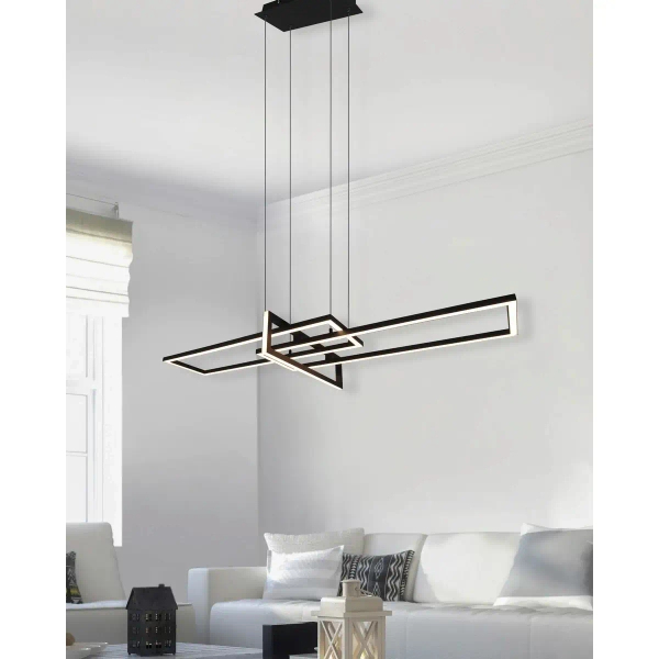 Nowoczesna lampa SALINAS 320310332 czarna LED 34W 3000K 150cm