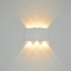 Aluminiowy kinkiet do ogrodu Ortelo OWL-6650-4-WH-3K Italux LED 2W 3000K IP54 biały