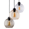 Okrągła lampa wisząca kaskada Cubus 2831 TK Lighting metalowa szklana