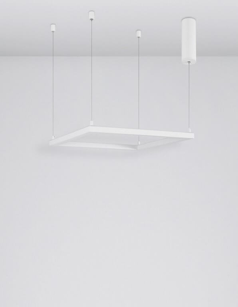 Minimalistyczna lampa wisząca Jean frame LED 30W 3000K biała