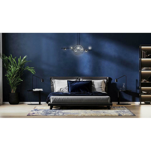 Lampa wisząca do salonu Alure Line Twin MSE010100346 Moosee LED 16W 3000K czarna