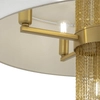 Lampa wisząca glamour Impressive MOD151PL-05G łańcuchy złote