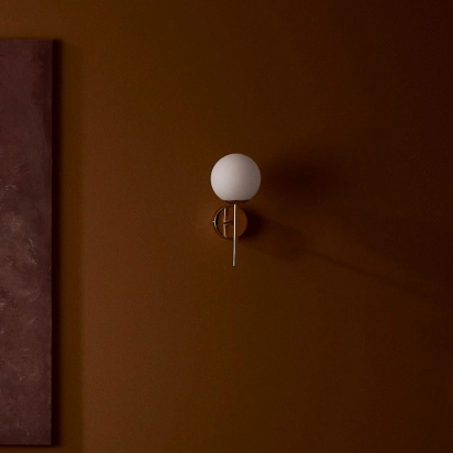 Kinkiet LAMPA ścienna ASTRA 20778105 Kaspa loftowa OPRAWA szklana kula ball złota biała