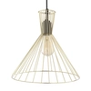 Wisząca lampa Sahara 3350 TK Lighting druciana cage złota czarna