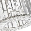 Glamour plafon natynkowy Vetro LP-2910/1C CH okrągły chrom