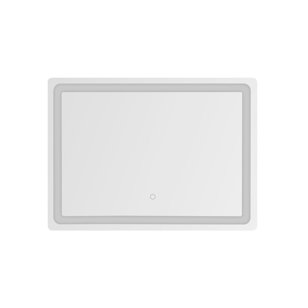 Prostokątne lustro podświetlane D3003 LED 24W 3000-6000K IP44 przezroczyste