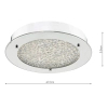 Łazienkowa lampa sufitowa Peta PET5250 LED 20W 3000K oczko IP44 chrom