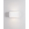 Gipsowa lampa ścienna LORVINA LE45574 do jadalni biała