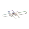 Sterowana lampa sufitowa FELIX srebrna 14637-55 2xLED 50W 2700-5000K RGB