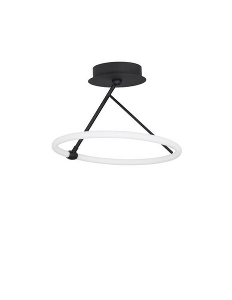 Pokojowa lampa sufitowa Cinco pierścień LED 21W 3000K czarny biały