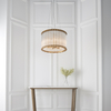 Lampa wisząca z kryształkami L&-181999 Light& tuba hampton złota