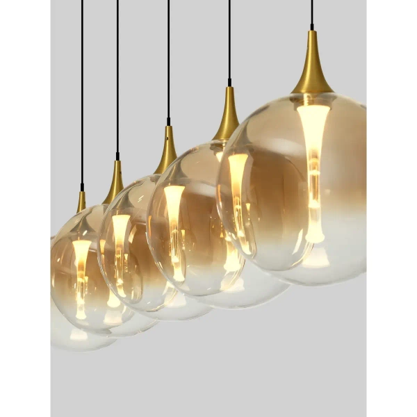 Wielopunktowa lampa wisząca LURVELA LE45135 LED 20W 3000K kule złote