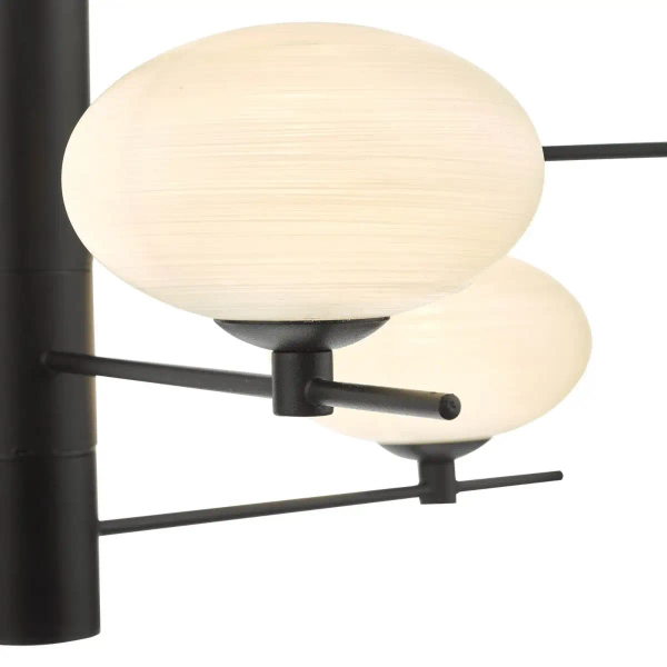 Molekułowa lampa wisząca Jasper JAS0622 kule białe czarne