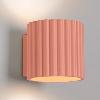 Ścienna lampa ryfel AURA brzoskwiniowa SL.1826 1xG9 metalowa